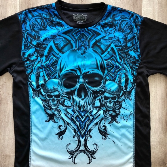 MMA, Elite, Y2K, Skull, Grunge, Mens, T Shirt, Size M, Good Condition - Picture 4 of 5